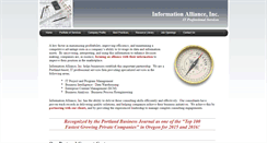 Desktop Screenshot of informationalliance.net